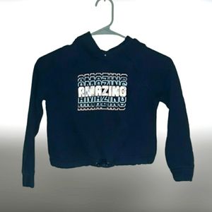 ATHLETIC WORKS PULLOVER HOODIE, NAVY BLUE, PINK